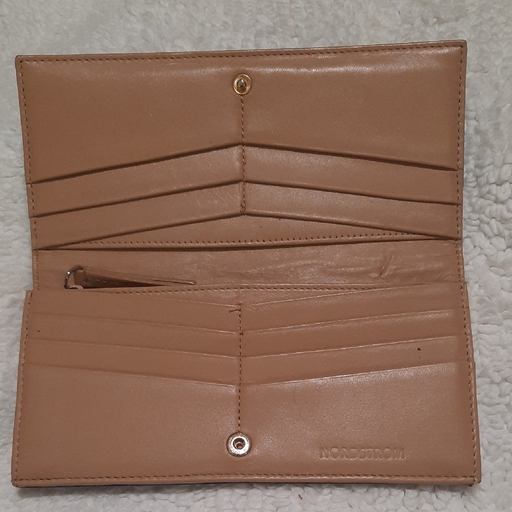 Nordstrom Midnight Blue Leather Wallet - Picture 3 of 10